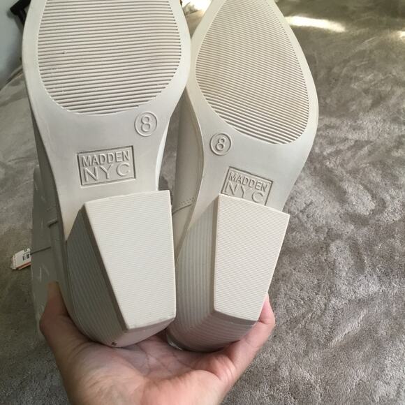 Madden NYC New Womens Redford White Cowboy, Western Boots Size 8 - Picture 5 of 7